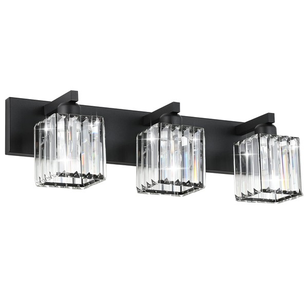 Aipsun Aipsun Black Vanity Light Bathroom Lighting Fixtures 3 Light