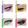 8 Colours Matte Liquid Eyeliner Kit, Waterproof, Durable, Quick-Drying, Smooth,