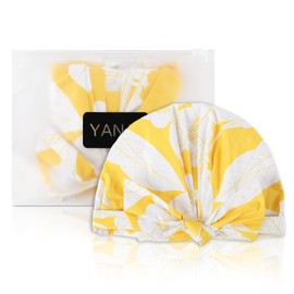 YANA Shower Cap for Women - Waterproof, Reusable Shower Cap (Floral - Spring)