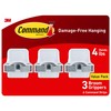 Command Broom and Mop Grippers, 3 Hangers and 6 Command