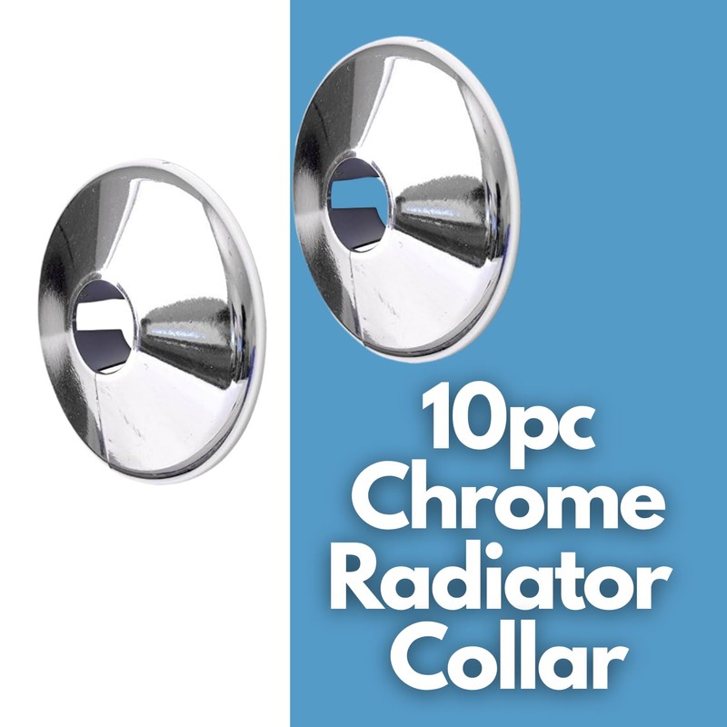 Marco Paul 10pc Radiator Pipe Covers Chrome - Long Lasting