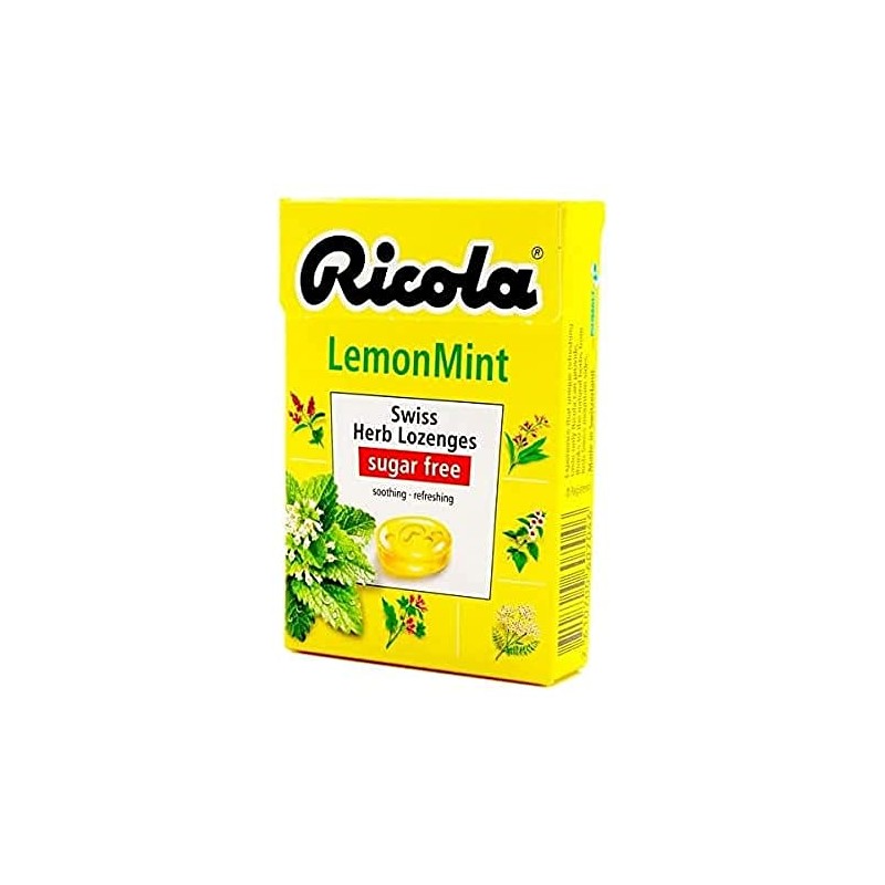 Ricola Sugar Free Herb Throat Drops Lemon Mint - 19