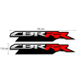 Awonderful Vinyl Decal Stickers, Reflective Motorcycle Fairing Decal for Honda CBR600RR CBR1000RR, Black,Silver,Red
