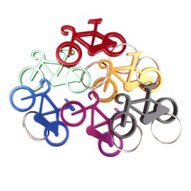 Swatom Bicycle Aluminum Alloy Beer Bottle Opener Keychain Key Tag Chain Ring Accessories