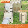HIIMALEX Extra Large Sturdy Bunny Castle Hideout for Indoor Rabbits