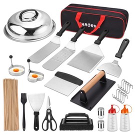 PARGRILL 128PC Griddle Accessories Kit Grilling Set Flat Top Grill Accessory Set