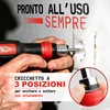 Cacciavite a Cricchetto con 12 Inserti CR-V Integrati 15 cm,