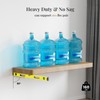 6pcs Wall Shelf Brackets Heavy Duty Floating Shelf Bracket Hidden,Invisible