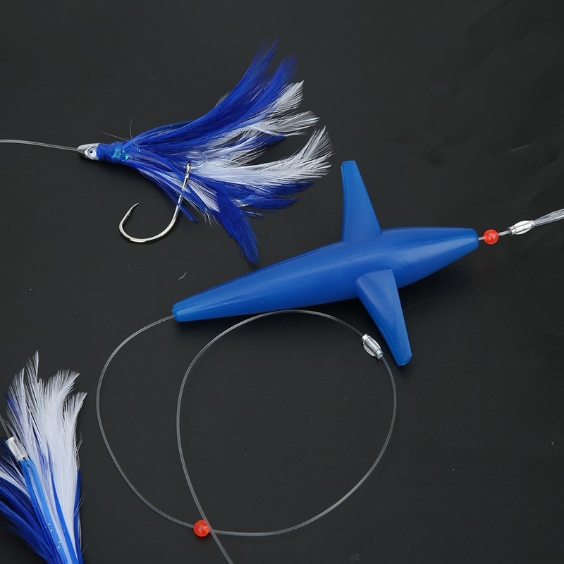 Schwertfisch Feather Tuna Artificial Fishing Lure Tease Accessories for Large