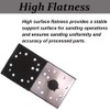 1/4 Sheet Sander Pad Backing Plate Replacement Base Compatible with