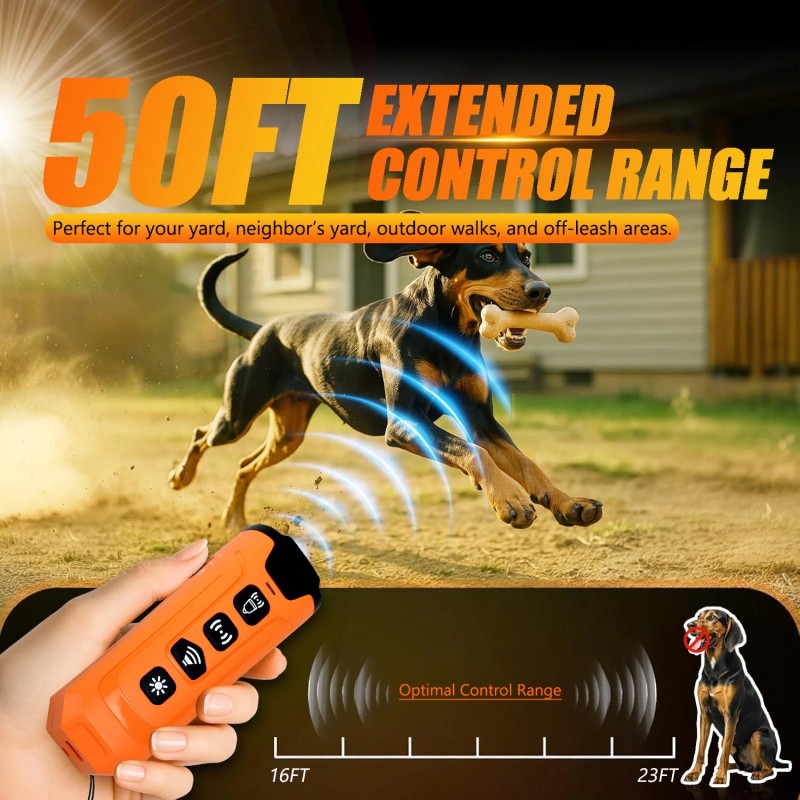 eperfectcom Dog Bark Deterrent Device Ultrasonic Anti Barking Dogs Training