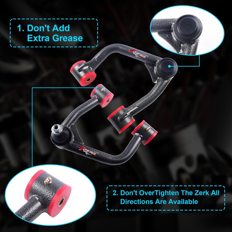 Autoptzxd Front Upper Control Arms with Ball Joint for 2019