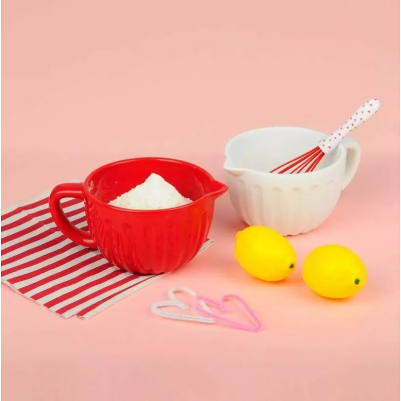 Spritz 2ct Valentine's Day Mixing Bowl Red/White - Bullseye's Playground