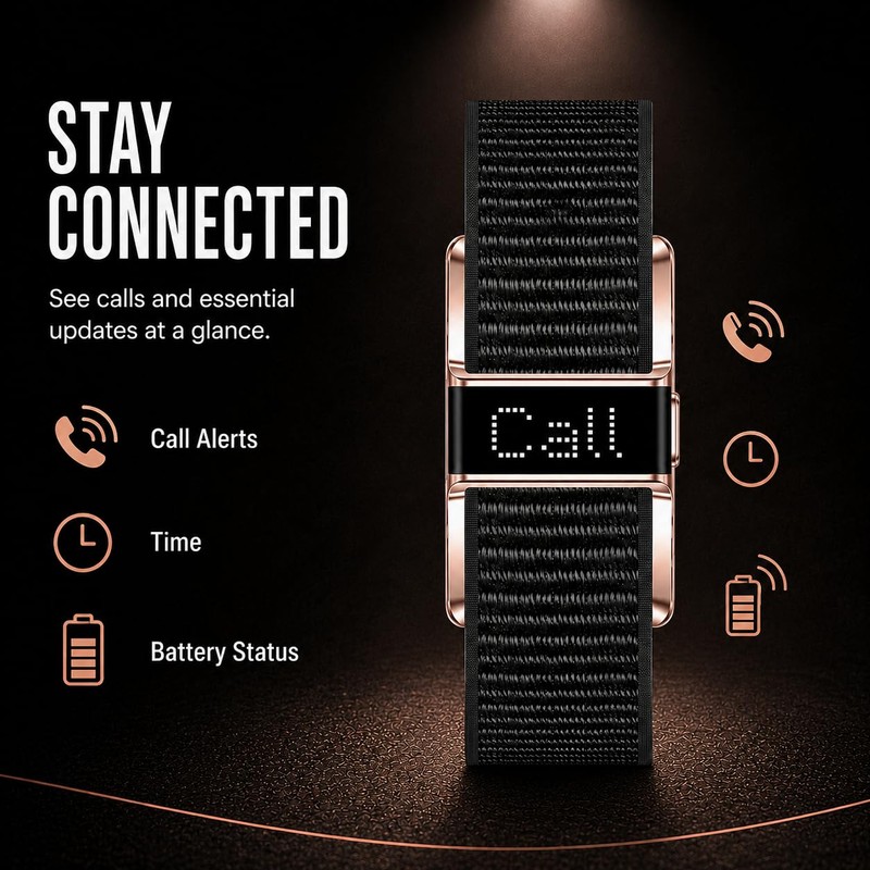 BARMI Rose Gold Fitness Tracker with Sleep Tracking, Heart Rate