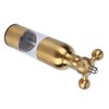 Stainless Steel Pepper Mill Manual Faucet Valve Shape Black Pepper