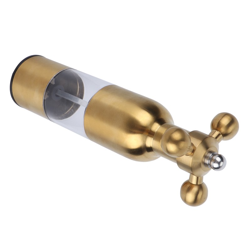 Stainless Steel Pepper Mill Manual Faucet Valve Shape Black Pepper