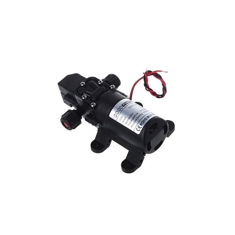 LIPOVOLT® 12V Water Pump 130PSI Self Priming Diaphragm High Pressure