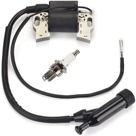 Hippotech 30500-ZE2-023 Ignition Coil with Spark Plug for Honda Gx240 Gx270 Gx340 Gx390 8hp 9hp 11hp 13hp Engine Generator