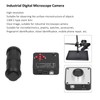 48MP 1080P Microscope Camera 130X Zoom CMount Lens for PCB