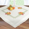 Schaefer Printed Embroidery Cross Stitch Kit for Tablecloth (Pumpkins 6870)