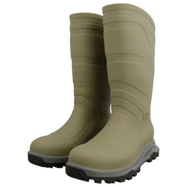 Heartland Leader Outdoor Waterproof Boots for Men and Women - Work, Hiking, and Fishing Boots with Cushioned Footbed and Midsole, Traction Outsole, Olive - 6 Men/8 Women