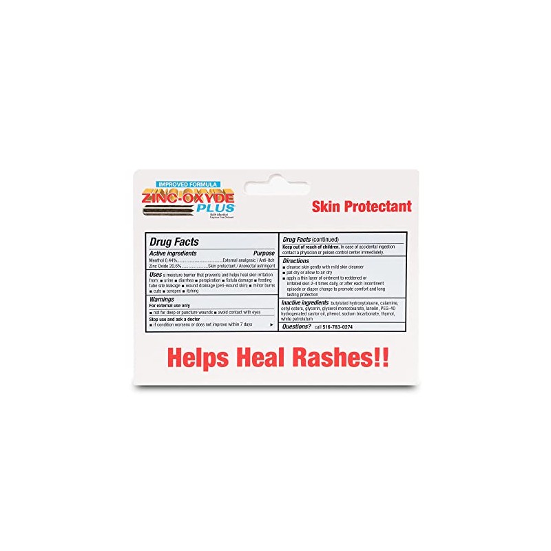 Zinc-Oxyde Plus Multi Purpose Ointment to Help Protect, Soothe and