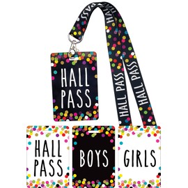 Teacher Created Resources Confetti Hall Pass Lanyards (TCR20319)