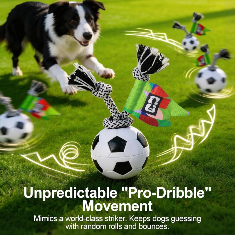 Smart Interactive Dog Ball Toy Automatic Rolling Motion Activated Electronic