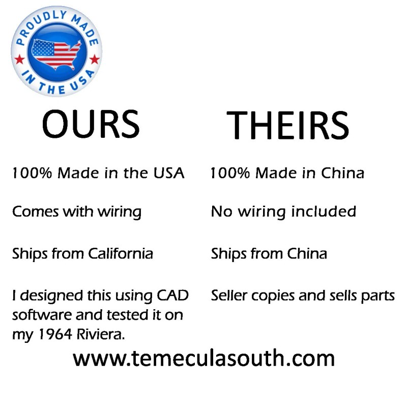 TEMECULA SOUTH MADE IN THE USA METAL TH400 ST400 KICKDOWN