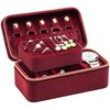 Caja Organizadora de Terciopelo para Anillos Múltiples, Bandeja Expositora con