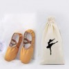 Zerodeko 2pcs Womens Pointe Shoe Bag Drawstring Shoe Bags for