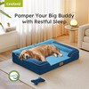 CWAWZ Jumbo Dog Bed for Extra Large Dogs, Orthopedic Dog