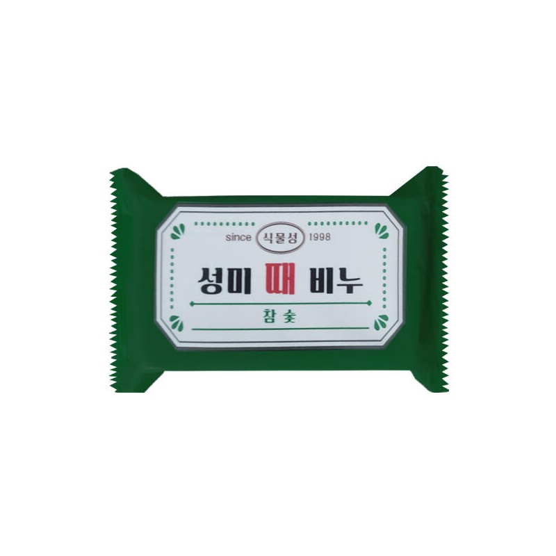 Seongmi 성미 한방 식물성 때비누 10개 흑색 백색 소금 목초액