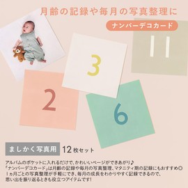 Iroha Publishing Large Album Series Makikaku Photo [Number Deco Card] L-GAL-CN-01