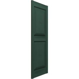Lifetime LP2S14X05500MG Standard Vinyl Shutters, 14.75-in. W 55-in. H, Midnight Green