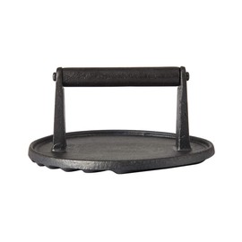 Farberware Barbecue Cast Iron Grill Press, 7-Inch, Black