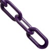 Mr. Chain Plastic Barrier Chain, Purple, 1.5-Inch Link Diameter, 100-Foot