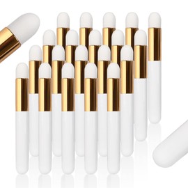 BEYELIAN 20 Pcs Lash Shampoo Brushes Set, Eyelash Extension Cleanser Brush, Blackhead Remover Brush, Nose Pore Deep Cleaning Brush, Soft and Comfortable Facial Makeup Remover Tools White