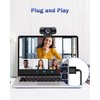 F FORITO HD Webcam, Webcam with Microphone 1080P for Video