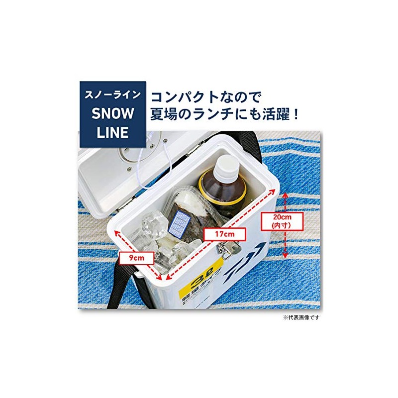 Daiwa S300X Snow Line Cooler Box, White, Fishing, Small, 7.8