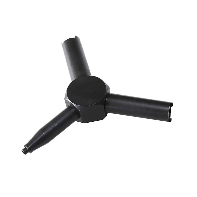 Gas Valve Key Steel Triple Universal Triangle Wrench Force Magazine