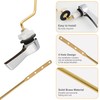 Hibbent Universal Metal Side Mount Toilet Handle Replacement Kit, Brass
