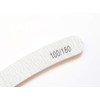 8x Nail Files Zebra Shape BANANA CURVED BOOMERANG Chose Grit