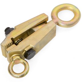 XtremepowerUS 5 Ton 2 Way Auto Body Clamp for Top & Straight Repair Tool Kit, Self-Tightening Frame Pull Clamp Grips