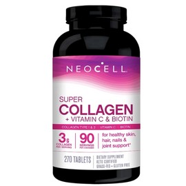 NeoCell Super Collagen + Vitamin C & Biotin Dietary Supplement 270 Tablets