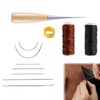11Pcs Leather Sewing Kit, Upholstery Repair Sewing Kit, Leather Sewing