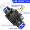 HERKINDNESS Air Flow Control Valve, Pack of 6 Pneumatic Air