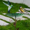 Generic Bird Bath for Outdoor Metal Bird Bath Bowl Ornament