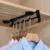 Extendable Clothes Rail, 30 cm Adjustable Clothes Rail, Wardrobe Rail,