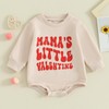 FIOMVA Valentines Day Baby Girl Outfit Newborn Bubble Romper Toddler